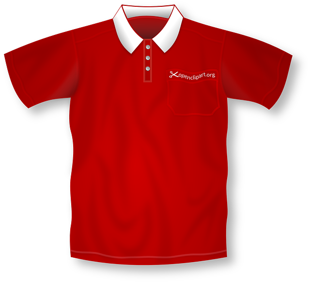 Golf Casual Shirt Red